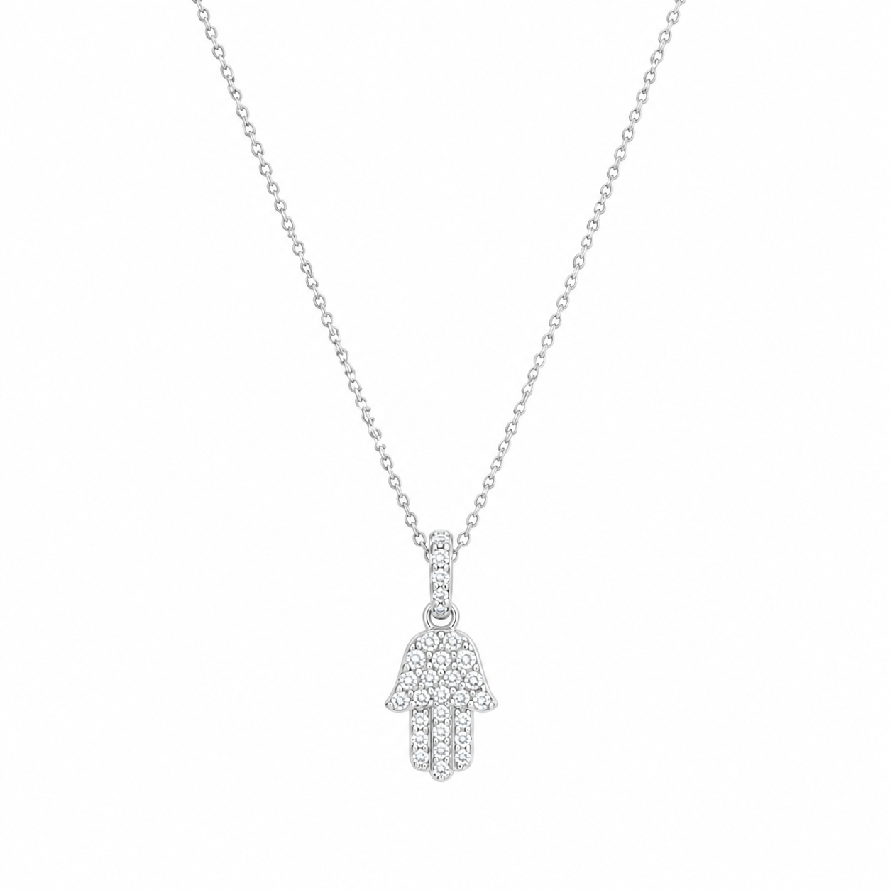 14k hamsa necklace