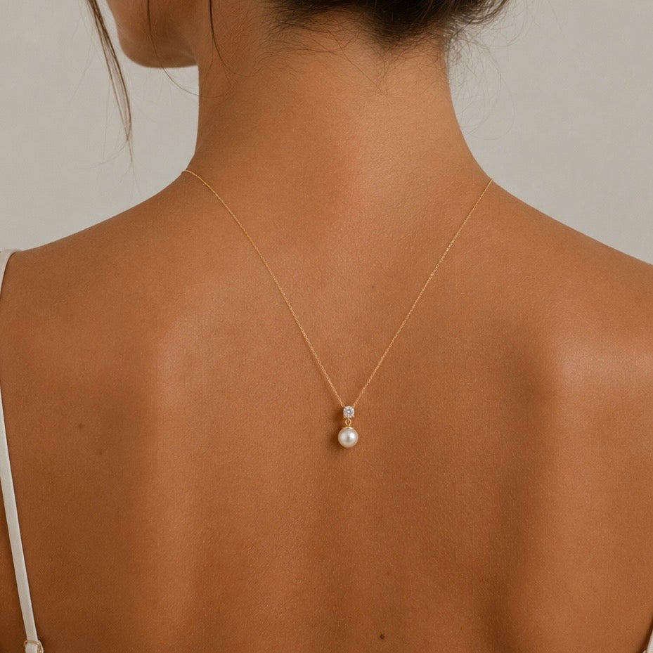 14k pearl necklace