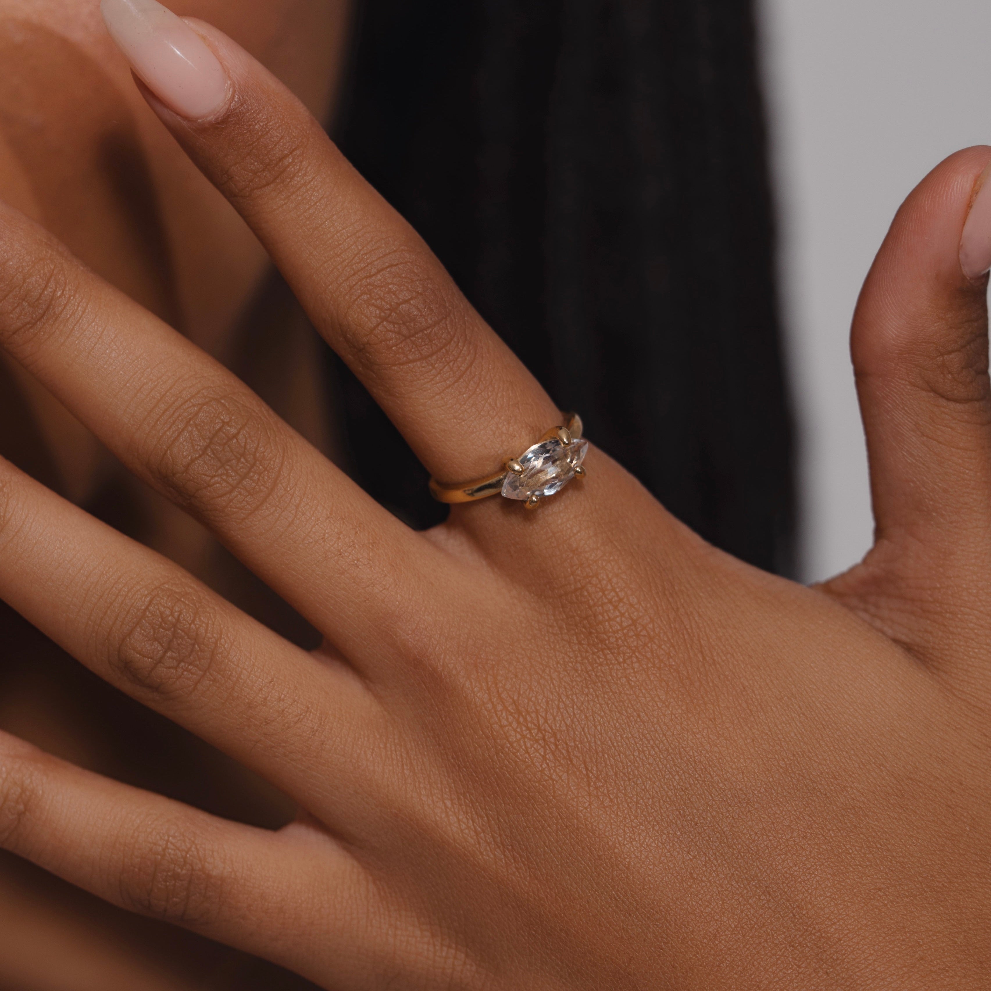 Marquise Crystal Ring