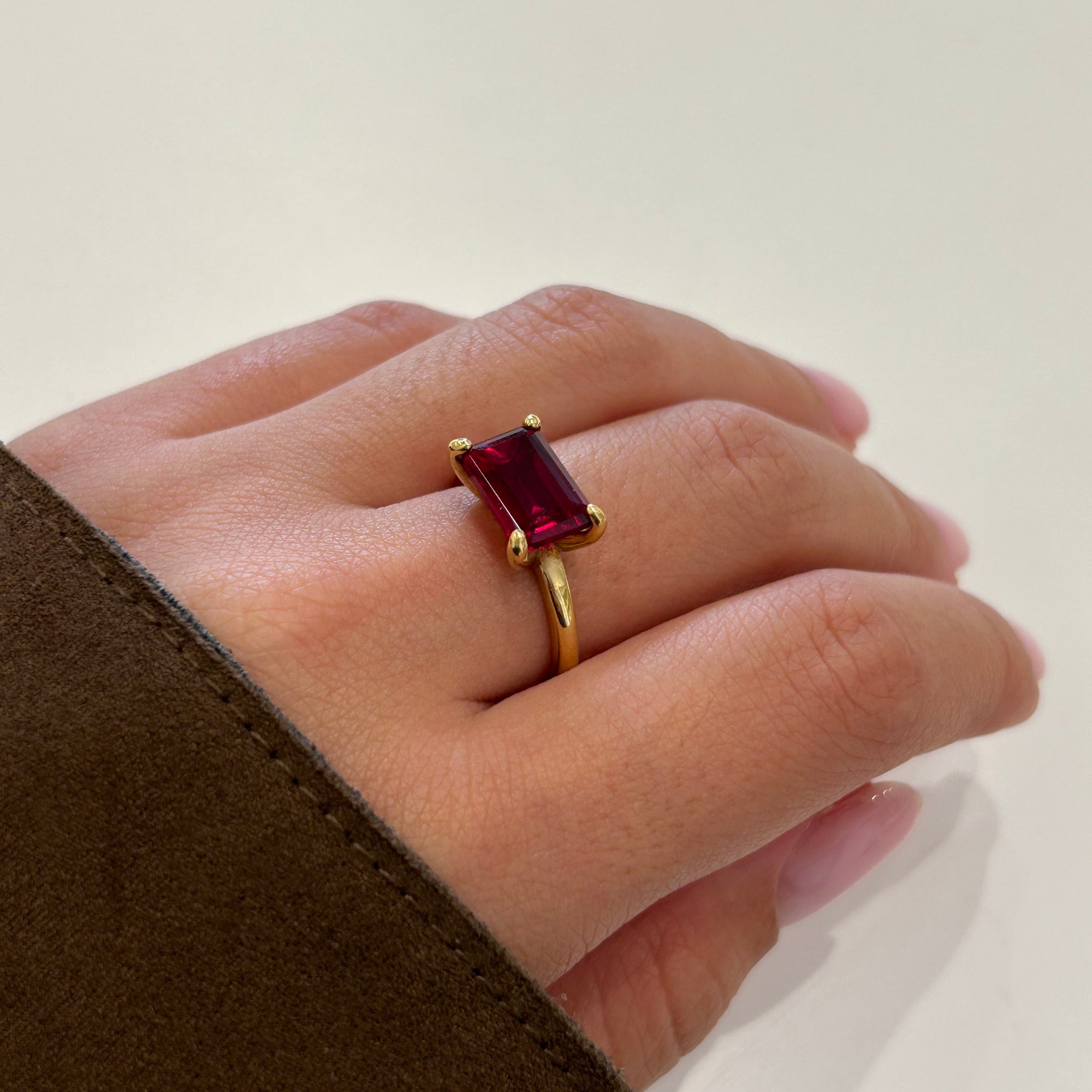 Garnet ring