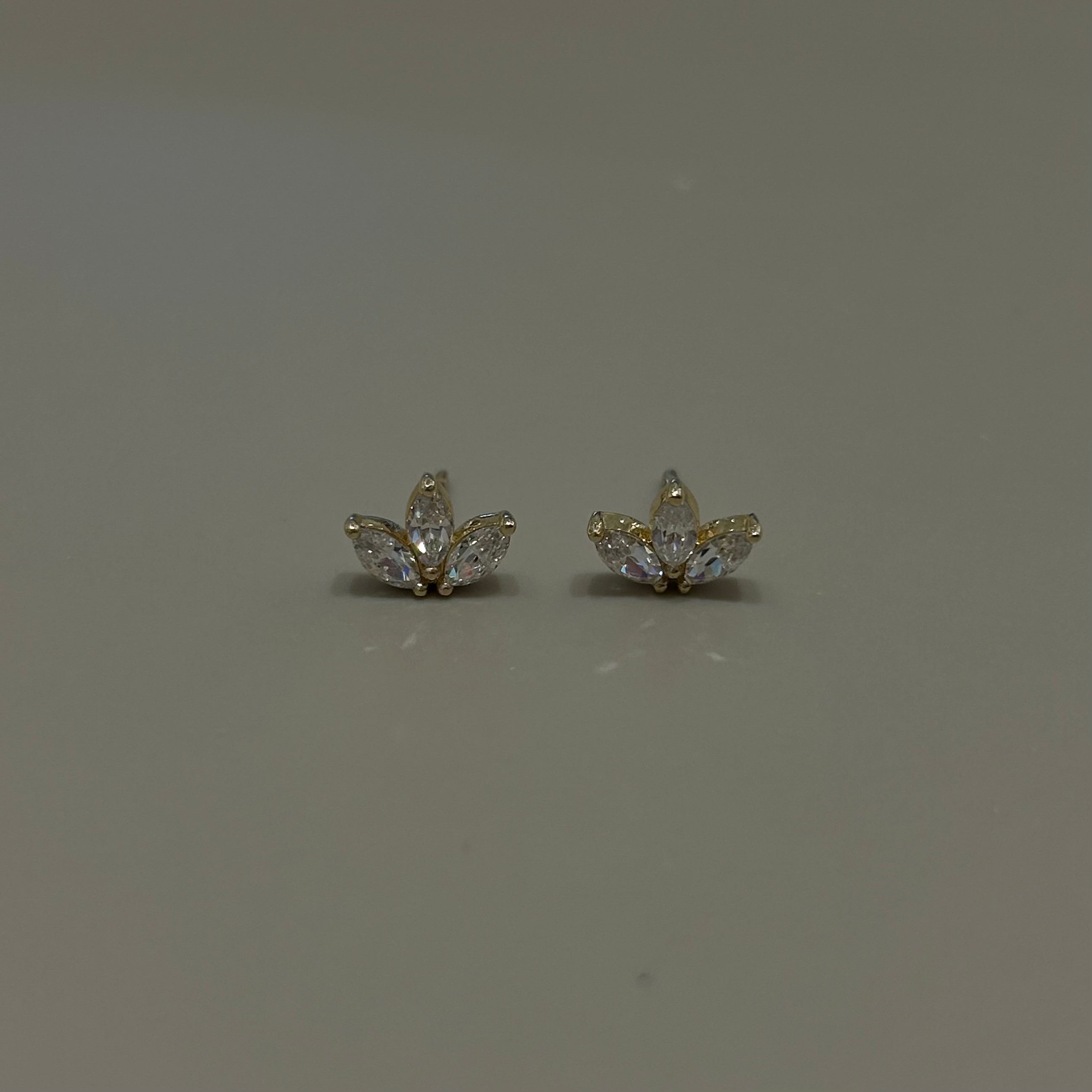 Lotus earrings