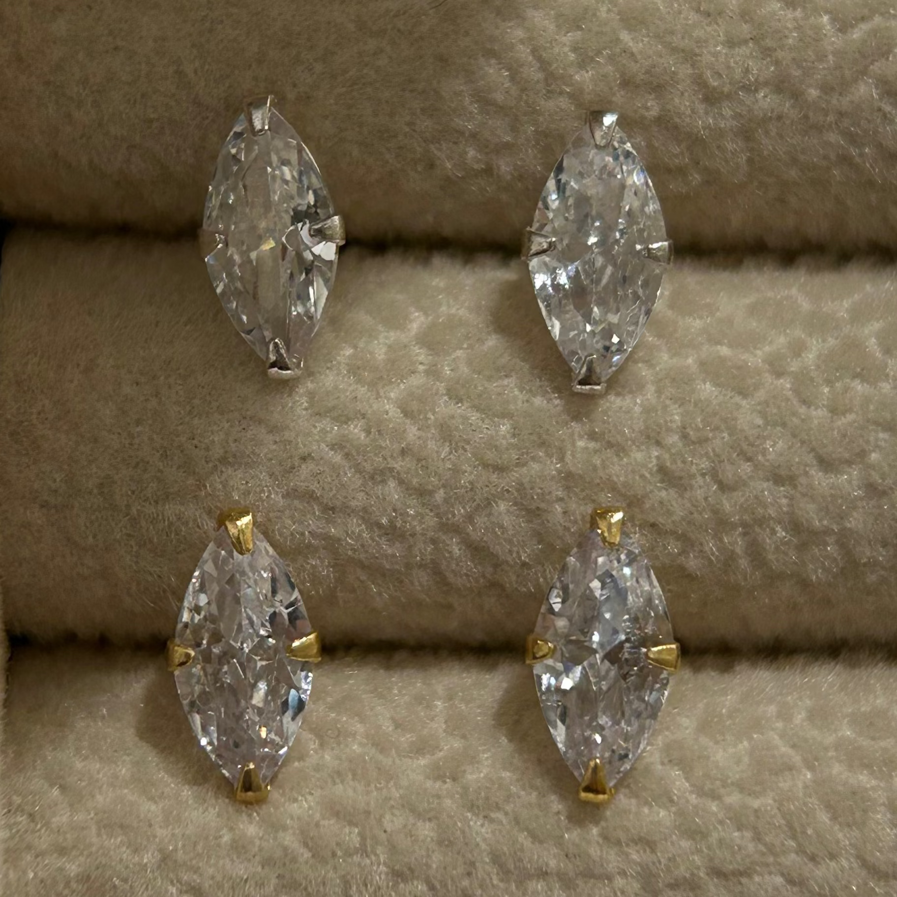 Marquise earrings