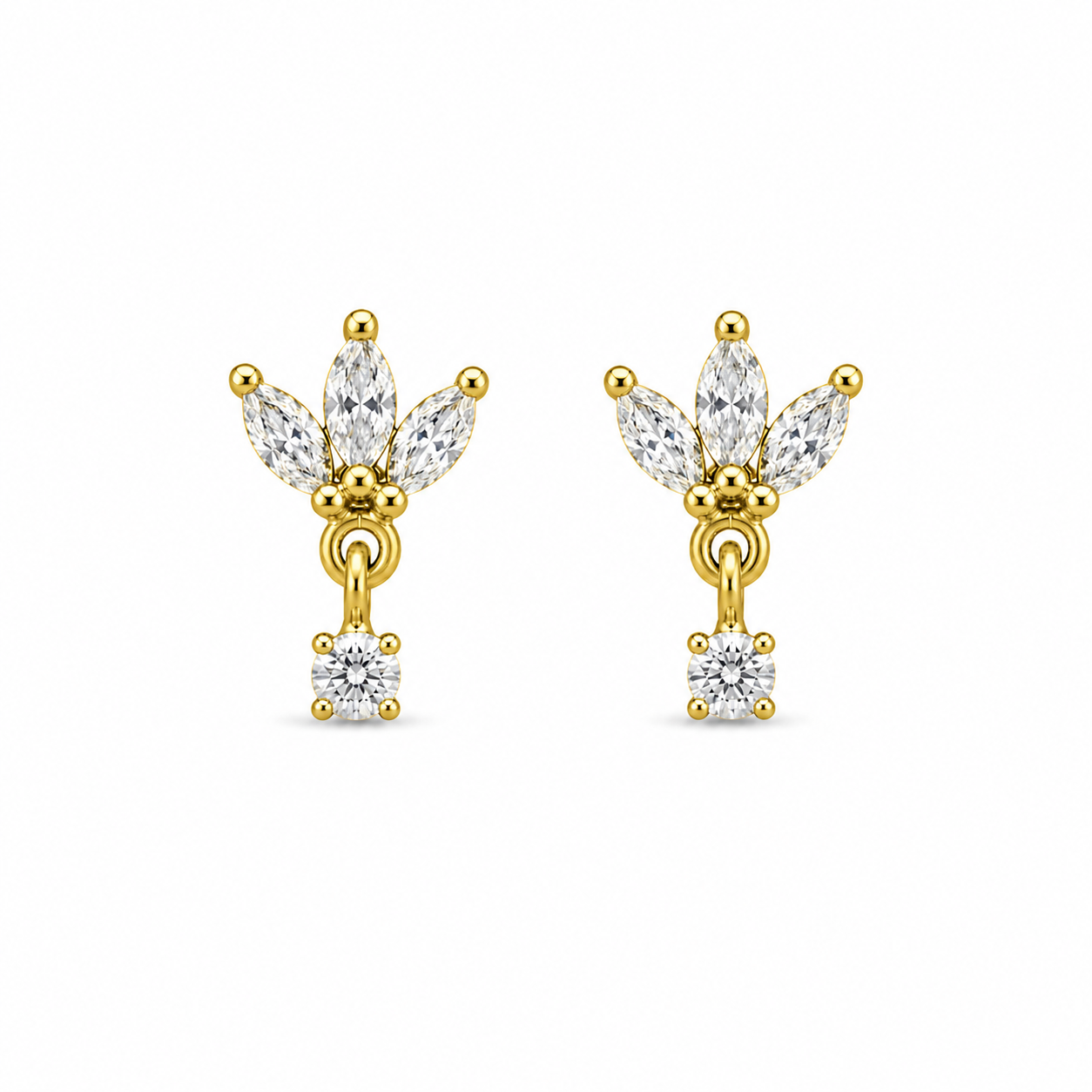 Lotus earrings