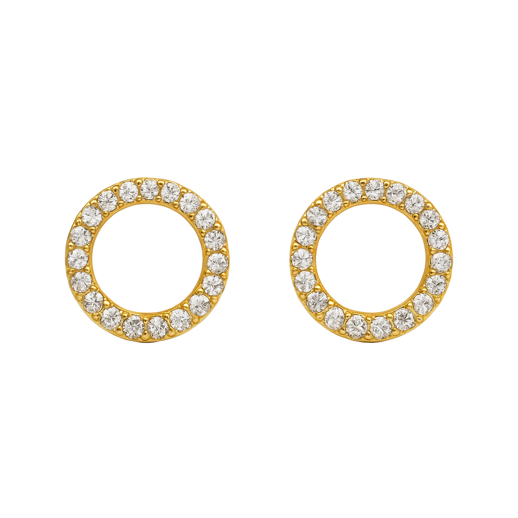 Circle earrings