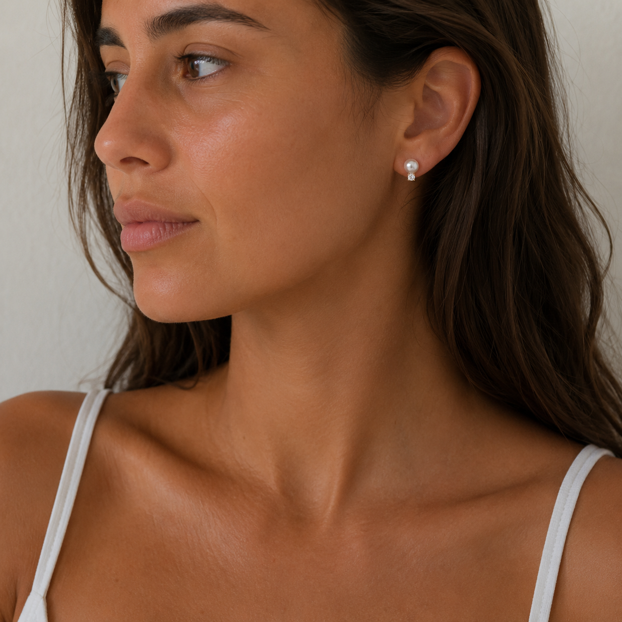 14k Pearl earrings