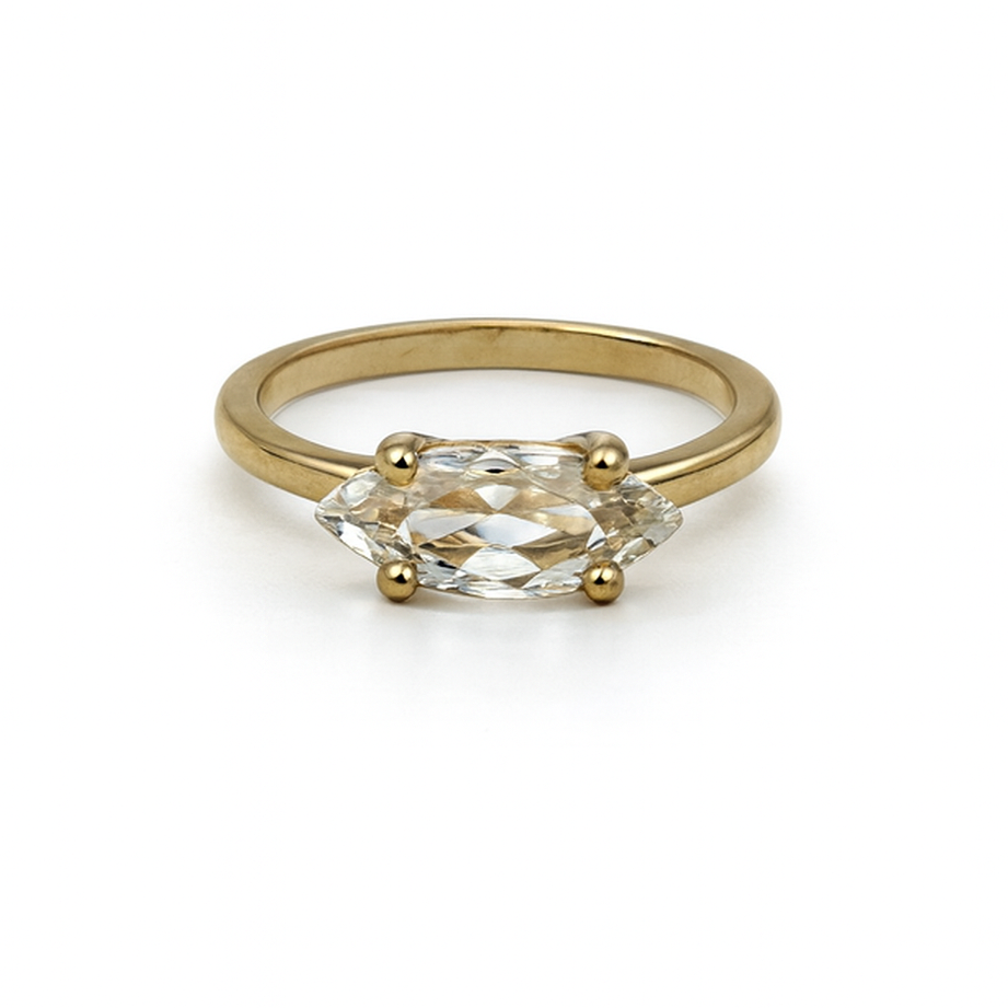 Marquise Crystal Ring