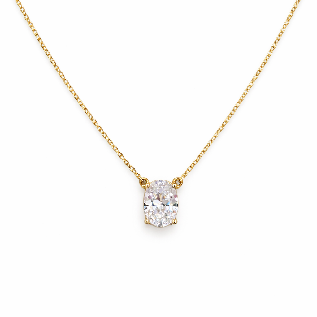 שרשרת אובל 14k