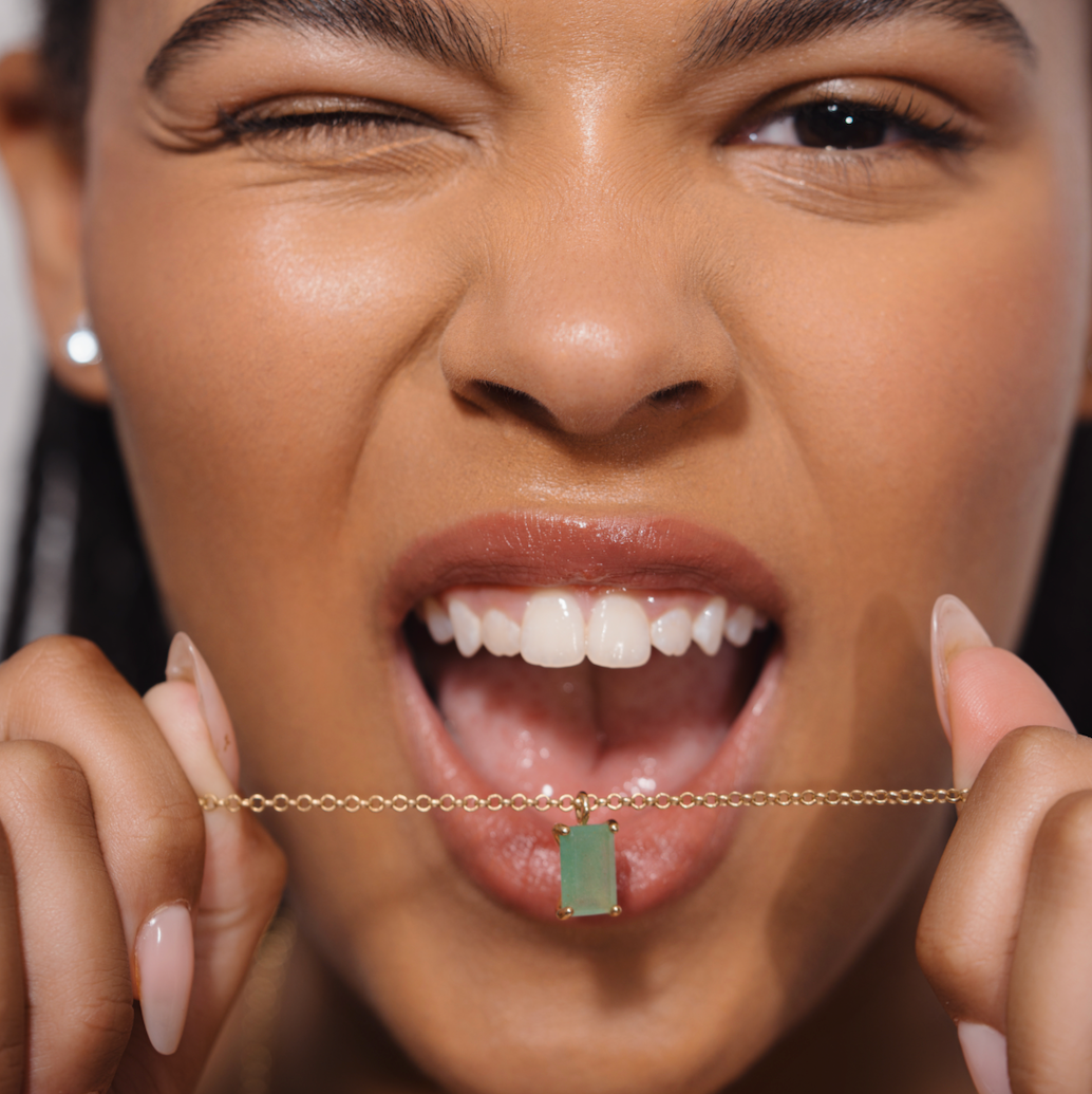 Green aventurine necklace