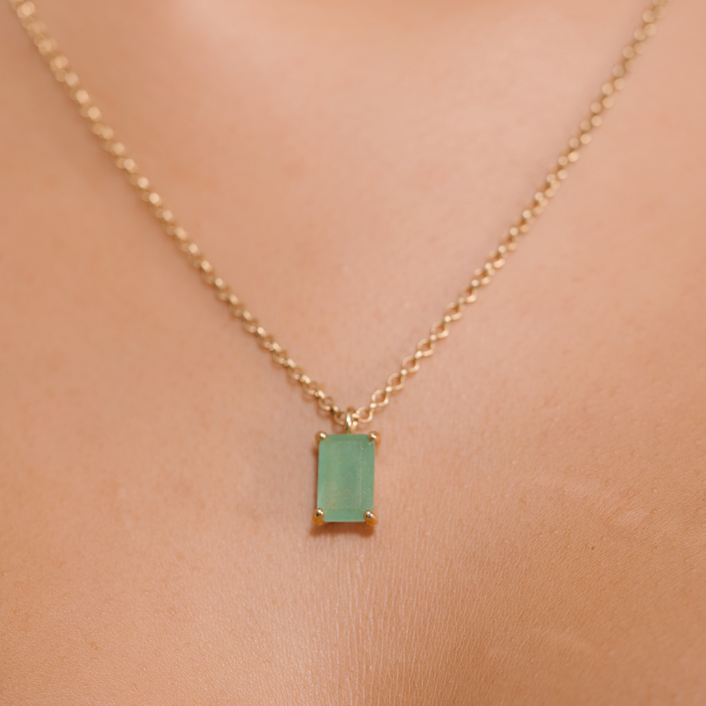 Green aventurine necklace