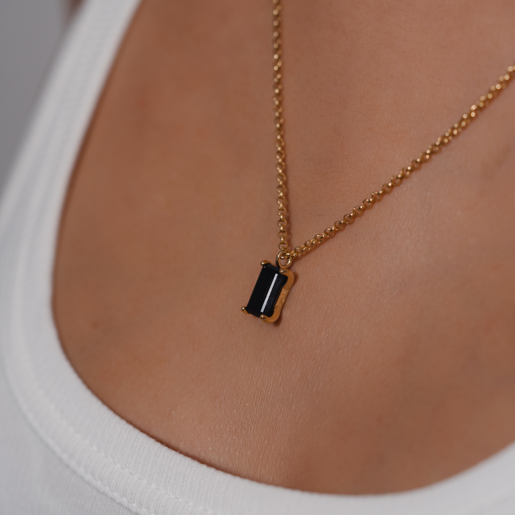 Onyx necklace