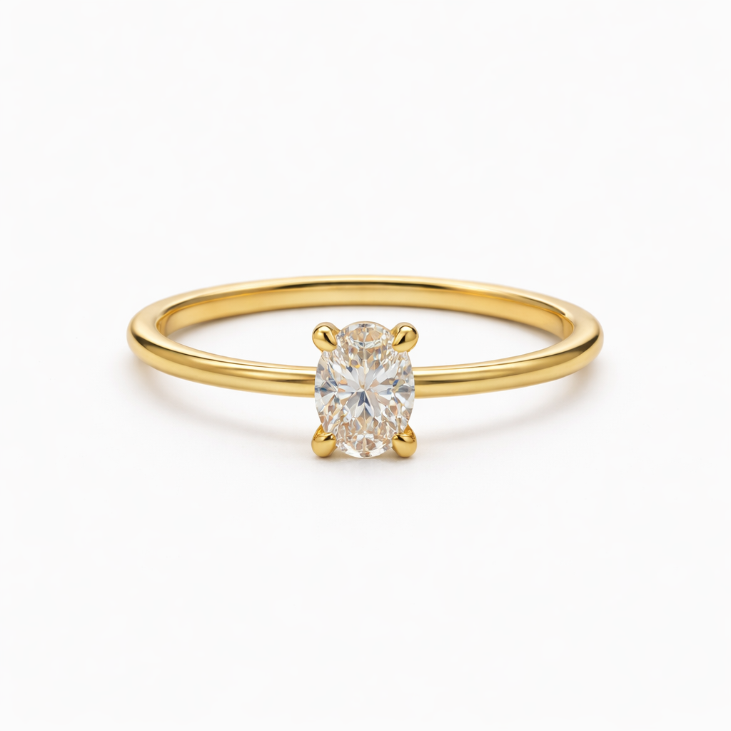 טבעת קלאסית 14k