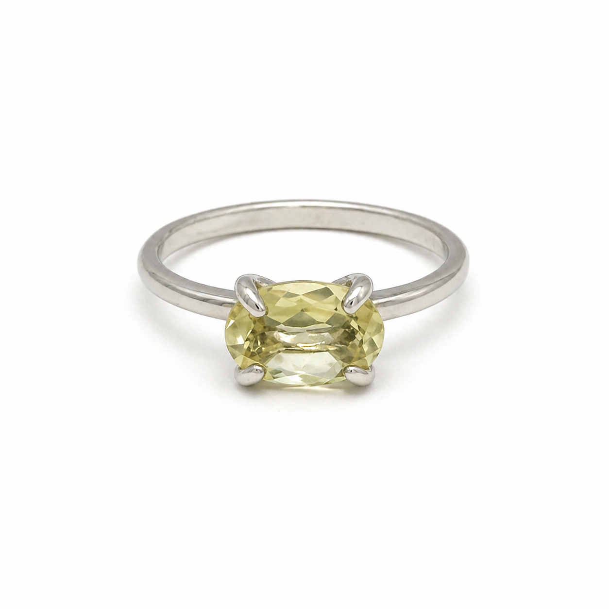 Lemon Quartz Ring