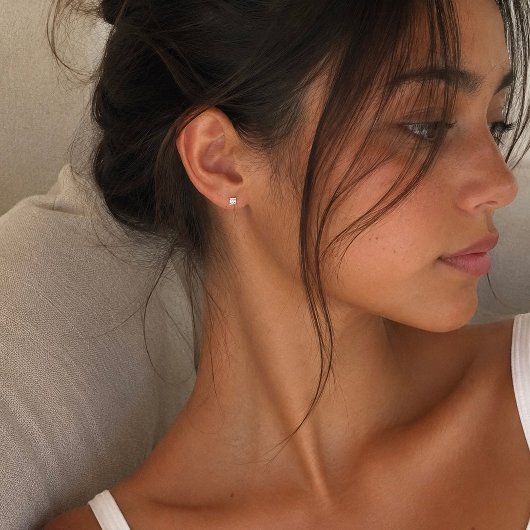 Square earrings
